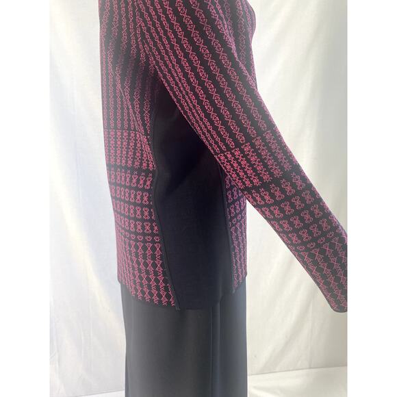 Carlisle Collection Italian Jesrsey Knit Cardigan Sweater  Size L - Picture 9 of 11